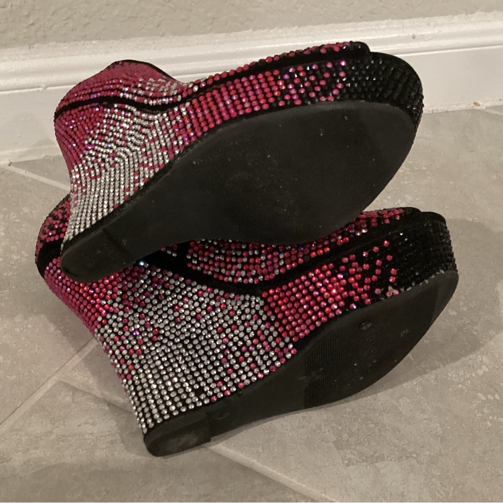 Alba Rhinestone Woman’s Wedges - Picture 10 of 10